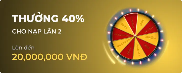 Thưởng đặc biệt 40% cho Slots tại GK88